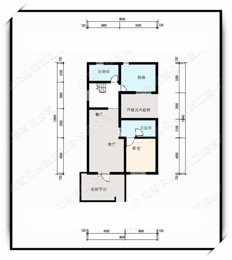 典雅现代2层带阁楼自建别墅设计图