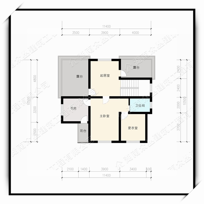 30万带露台带阁楼带车库乡村自建房