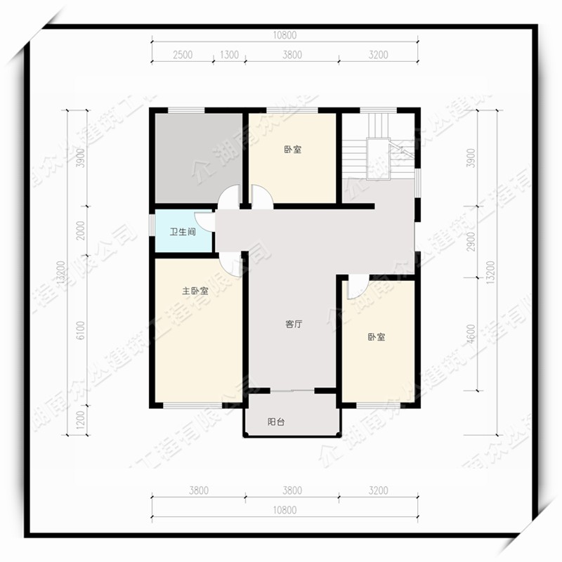 简欧风格3层私人自建房设计