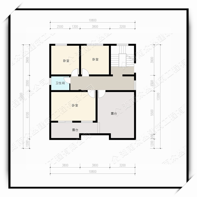 简欧风格3层私人自建房设计