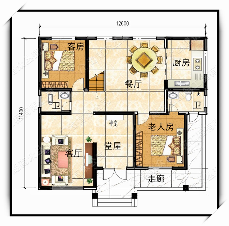 150平农村自建小别墅造价30万别墅设计图