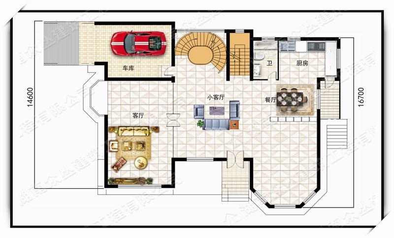 新品农村自建房图纸2层带地下室