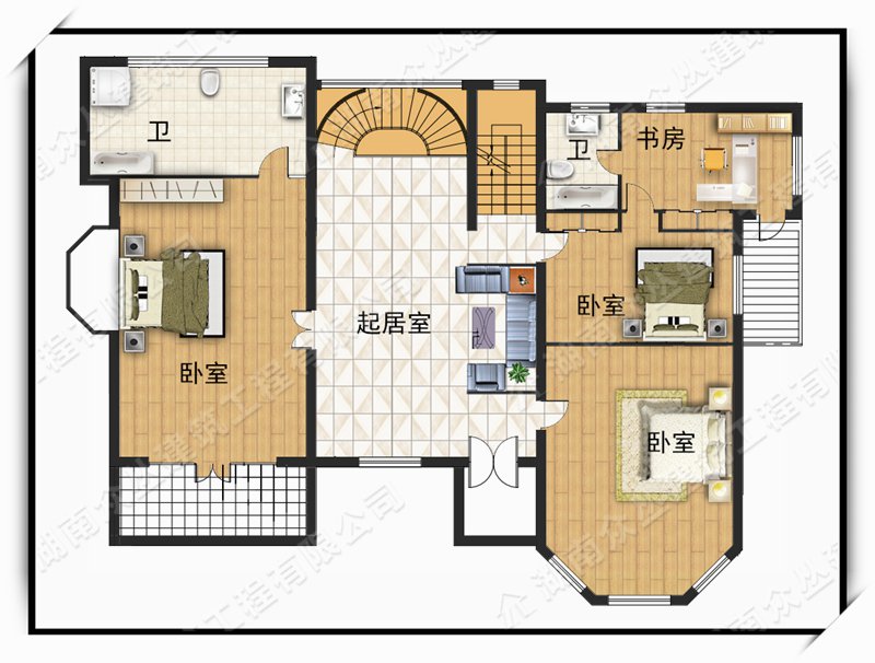 新品农村自建房图纸2层带地下室