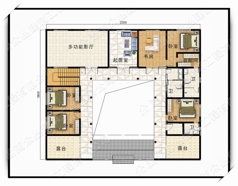 经典传承中式四合院乡村三合院全套设计图