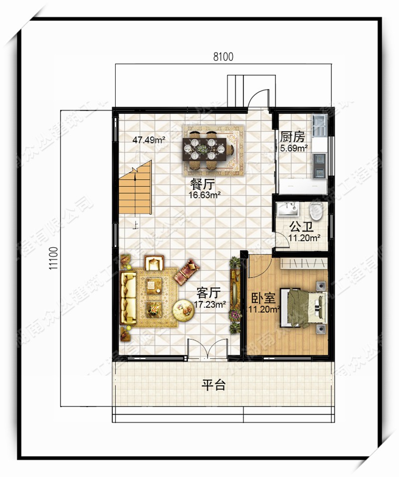 现代三层超大气农村自建房设计及效果全套图纸