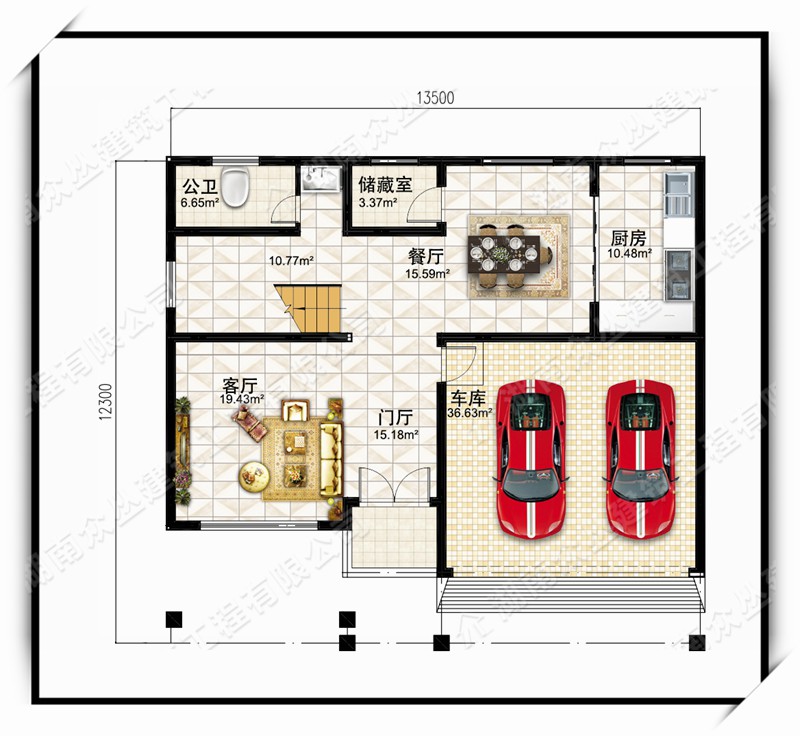 二层新农村别墅自建房设计图纸全套施工图水电图