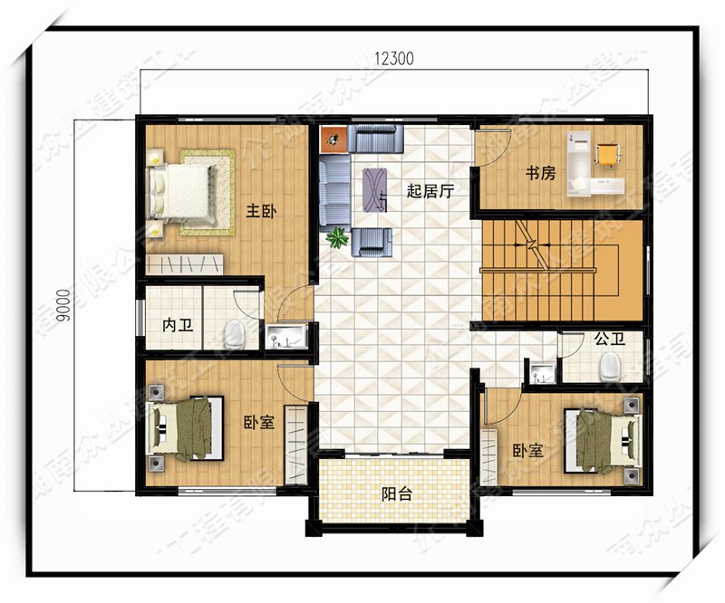 新品40万农村别墅住宅房屋施工设计图